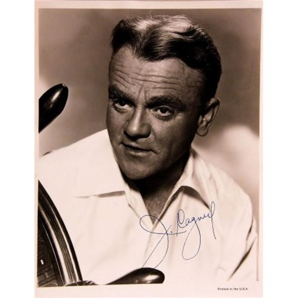 James Cagney signed portrait photo