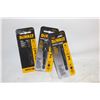 Image 1 : 3 PACKS OF DEWALT IMPACT SOCKET ADAPTOR