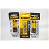 Image 1 : 3PKS OF DEWALT IMPACT SCREWDRIVER BITS T25 T20 T15