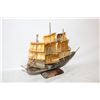 Image 1 : VINTAGE, HAND CARVED SAILING SHIP FROM