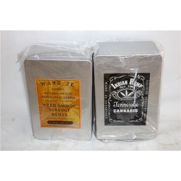 NEW 1 BOX STORAGE TINS