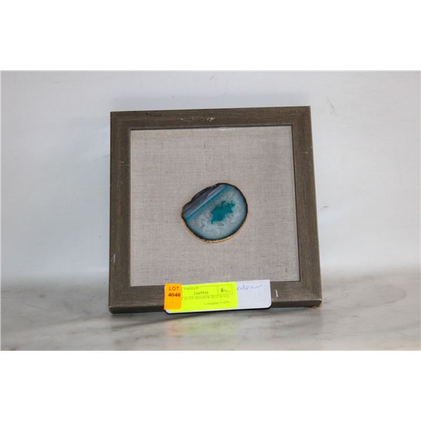 AGATE SLICE SHADOW BOX WALL WART