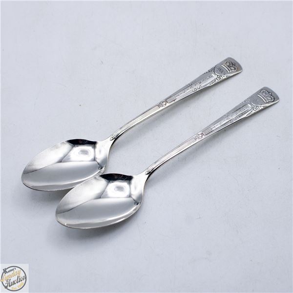 LOT OF TWO 1959 ROYAL VISIT SPOONS