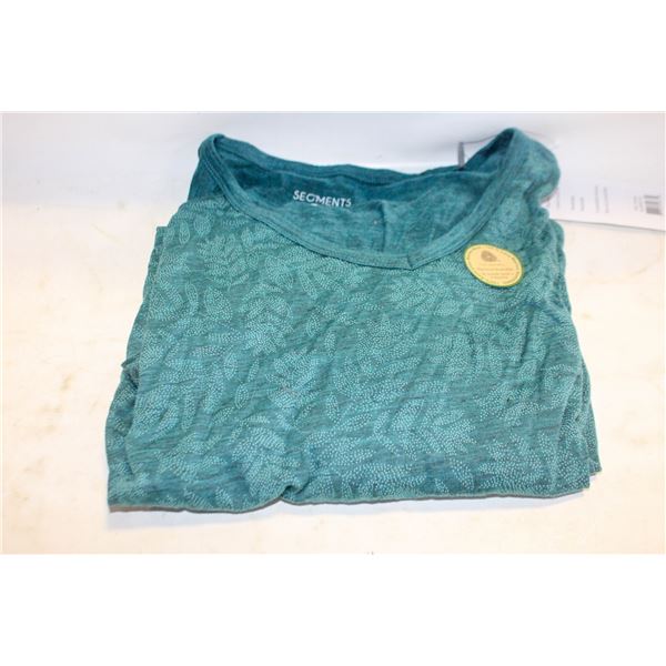 SEGMENTS (XL) MERINO WOOL L/S GREEN SHIRT
