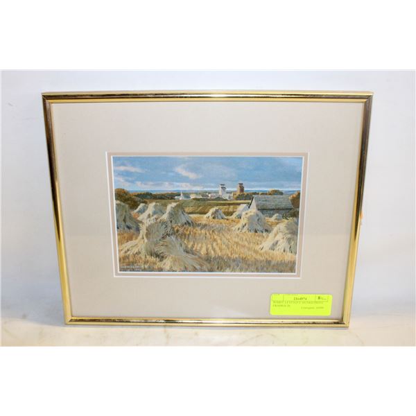 ISABEL LEVESQUE SIGNED PRINT FRAMED 28/