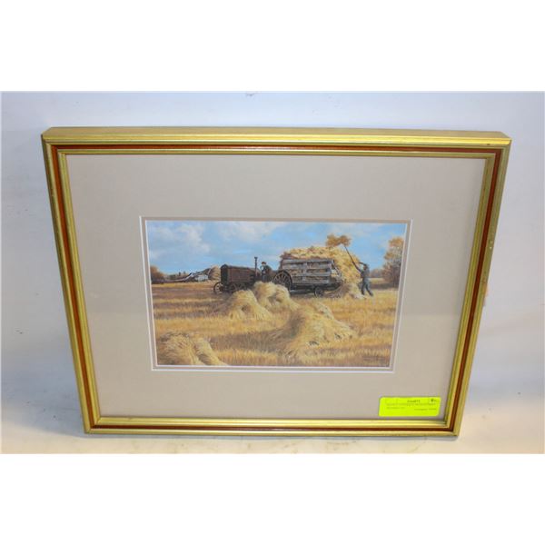 ISABEL LEVESQUE SIGNED PRINT FRAMED 143/