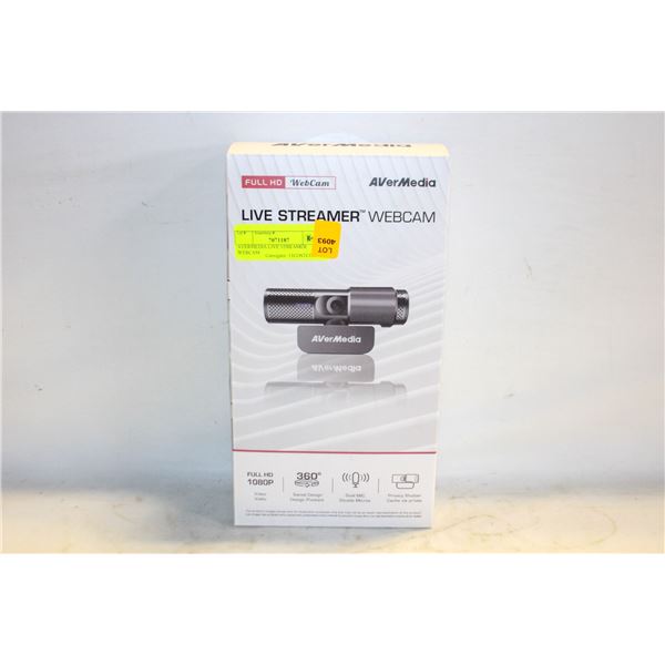 AVERMEDIA LIVE STREAMER WEBCAM