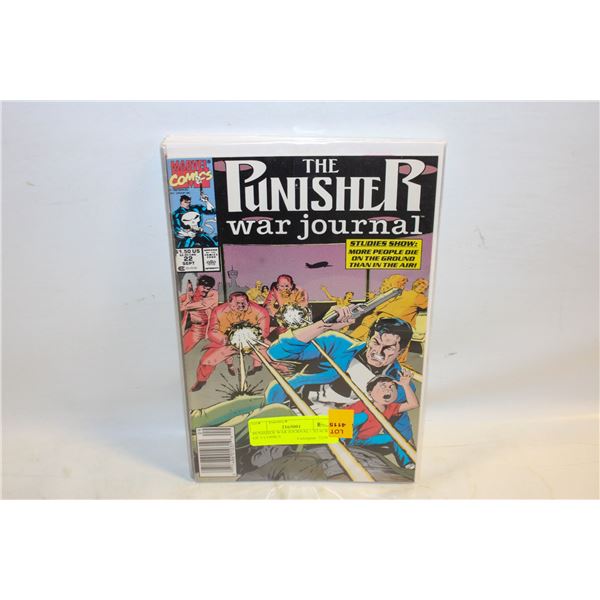 PUNISHER WAR JOURNAL – STACK OF 5 COMICS