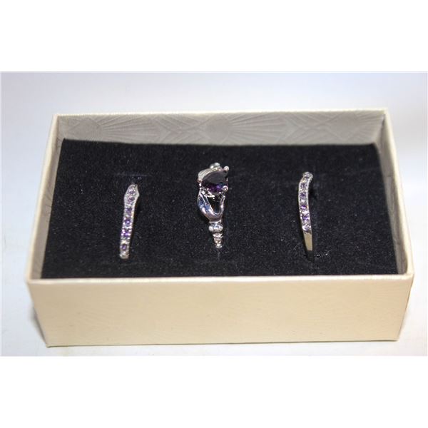 NEW 3PCS/SET RING SET SZ8