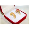 Image 1 : NEW 2PCS/SET RING SET SZ7