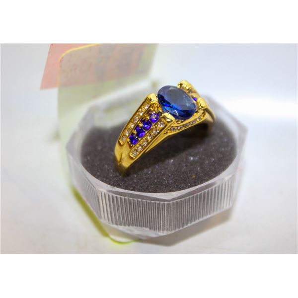 ESTAT GOLD TONE MEN'S RING SZ11