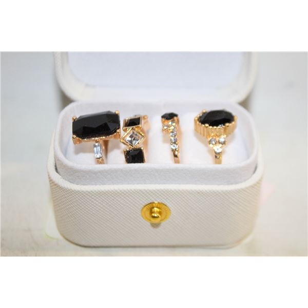 NEW 4PCS/SET RING SET SZ8