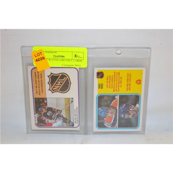 VINTAGE WAYNE GRETZKY CARDS