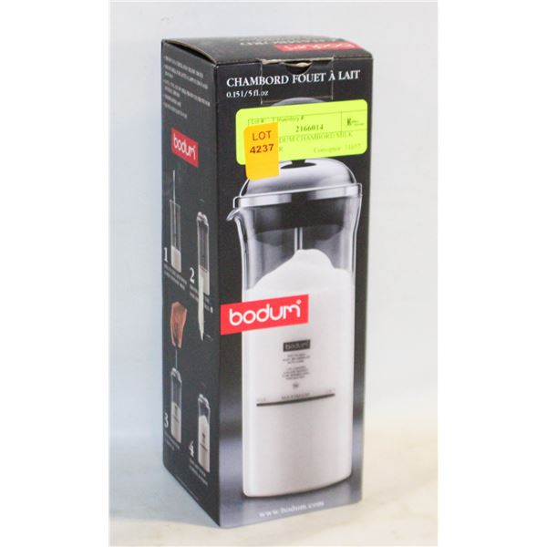 NEW BODUM CHAMBORD MILK FROTHER