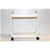 Image 1 : 2 TIER ROLLING CART.