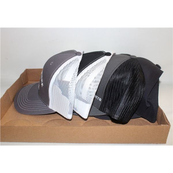 FOUR NEW HATS - JOHN DEER ETC