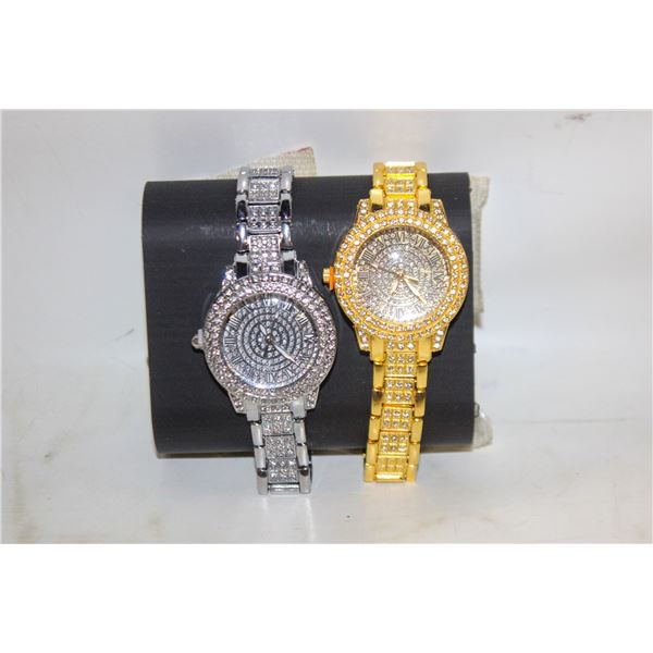NEW 2PCS WMENS WATCHS SET