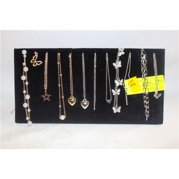 NEW JEWELRY DISPLAY STAND WITH NEW 12 NECKLACES