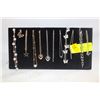 Image 1 : NEW JEWELRY DISPLAY STAND WITH NEW 12 NECKLACES