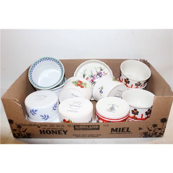 10 RAMEKINS, ROYAL DOULTON, VILLEROY &