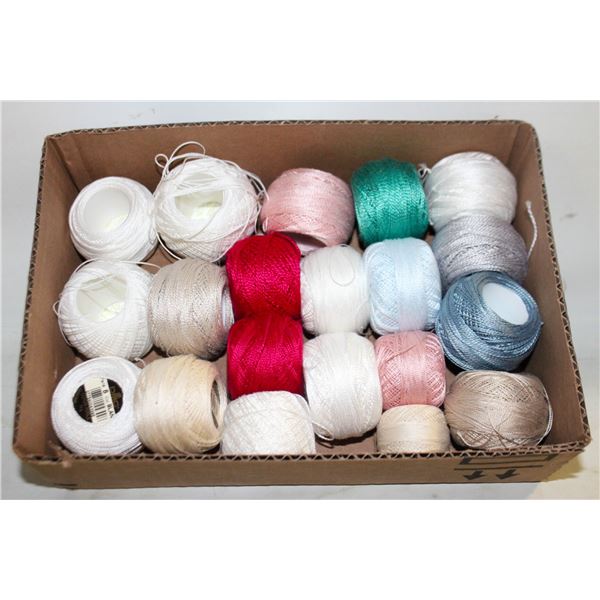 20 SPOOLS DMC THREAD