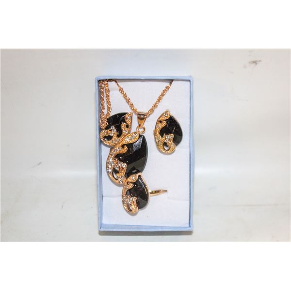 NEW NECKLACE AND RING WITH EARRINGS