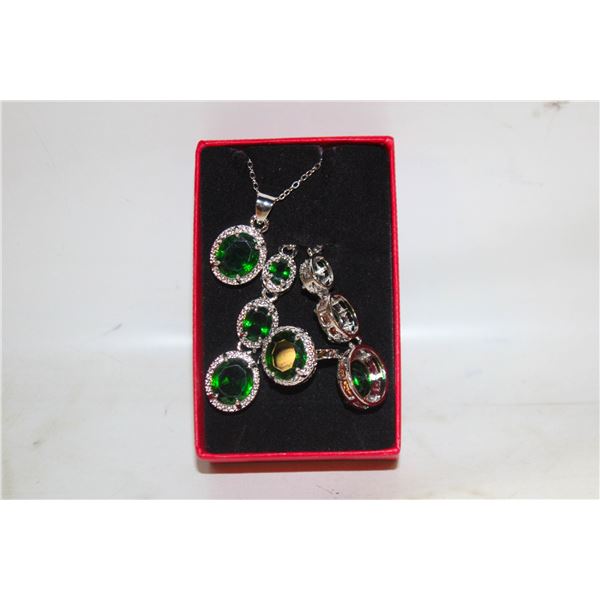 NEW NECKLACE AND RING WITH EARRINGS