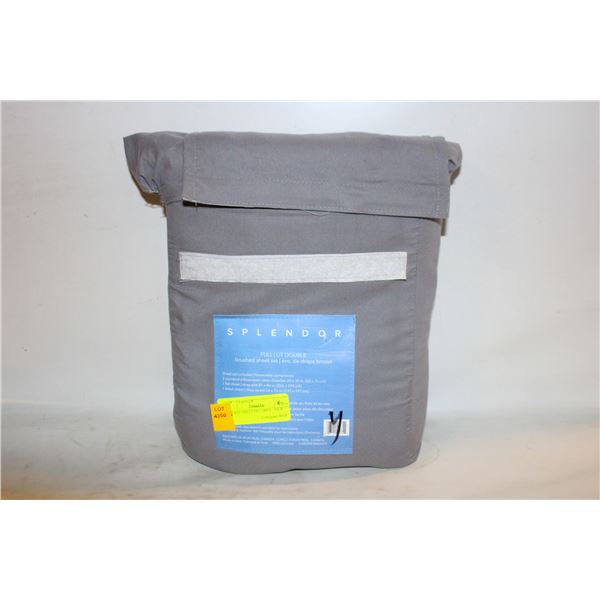 DOUBLE SHEET SET GREY - NEW