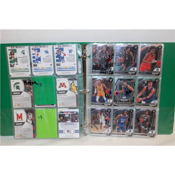 BINDER OF MODERN BASKETBALL CARDS