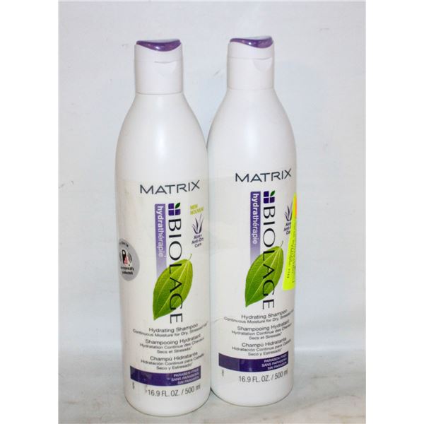 2 MATRIX BIOLAGE HYDRATING SHAMPOO 500 ML BOTTLES