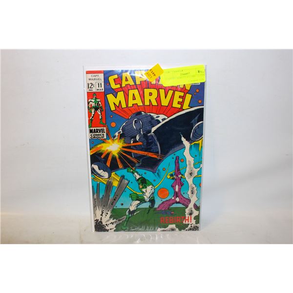 CAPTAIN MARVEL #11 1969 - 12 CENT