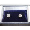 Image 1 : ESTATE SOLITAIRE EARRINGS IN BOX-ESTATE