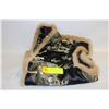 Image 1 : VINTAGE SATIN/FUR DRAGON VEST WOMENS M-ESTATE