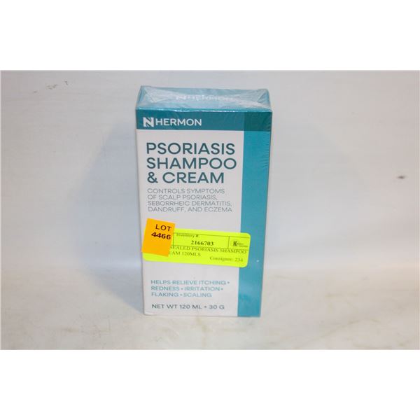NEW SEALED PSORIASIS SHAMPOO & CREAM 120MLS