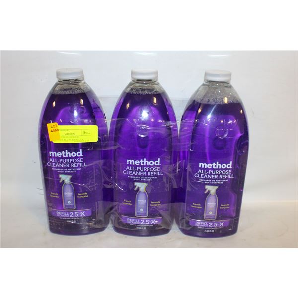 NEW 3 BOTTLES METHOD LAVENDER ALL PURPOSE 2L-