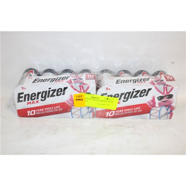 NEW 20 D CELL MAX ENERGIZE PLUS BATTERIES