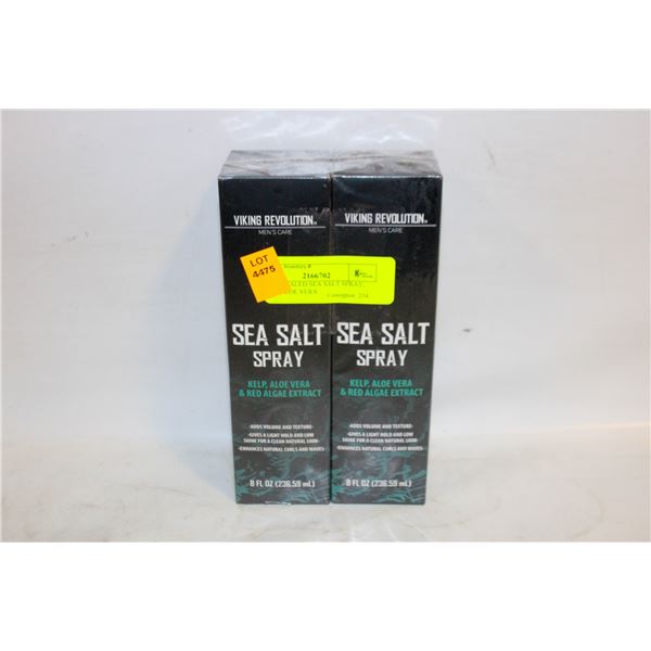 NEW 2 SEALED SEA SALT SPRAY, KELP, ALOE VERA