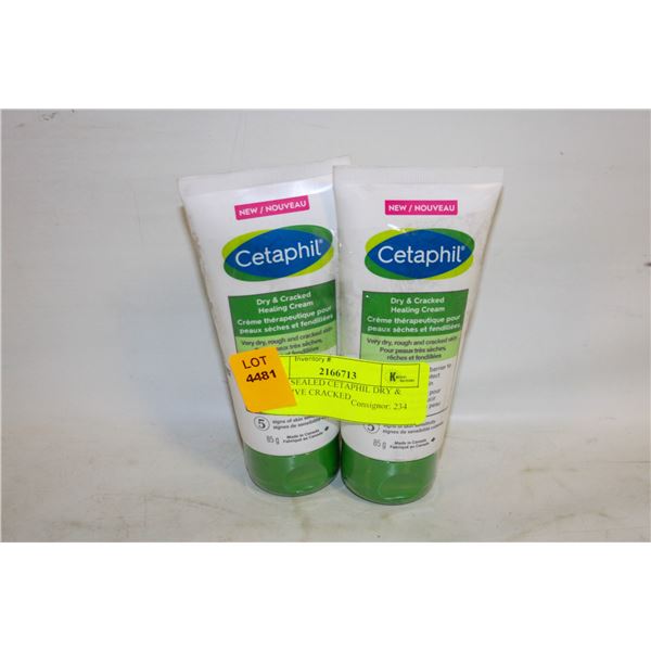 NEW 2 SEALED CETAPHIL DRY & SENSITIVE CRACKED