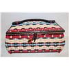Image 1 : VINTAGE MADE IN JAPAN WICKER SEWING BOX