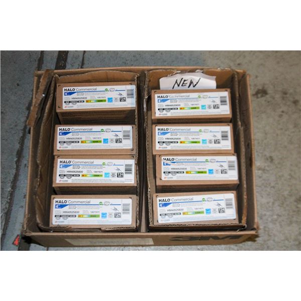 NEW BOX 8 4" HALO LIGHTS COMMERCIAL LED 3000K