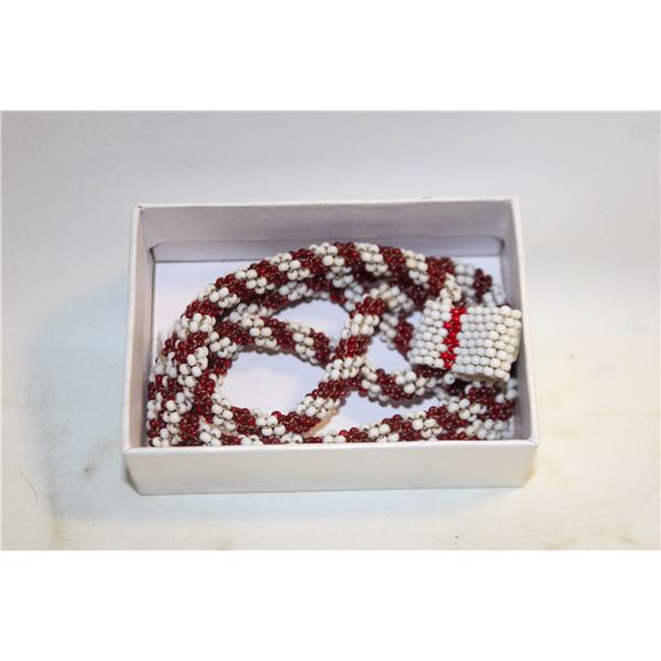 LONG BEADED NECKLACE