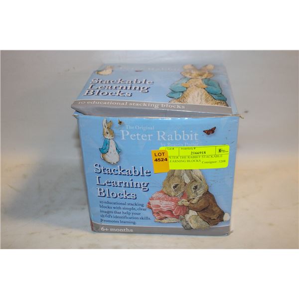 PETER THE RABBIT STACKABLE LEARNING BLOCKS