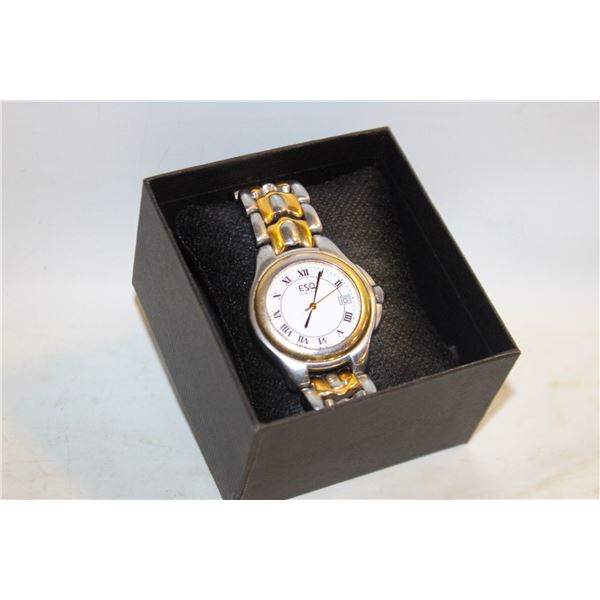 ESQ SWISS ESQUIRE TWO TONE WITH DATE