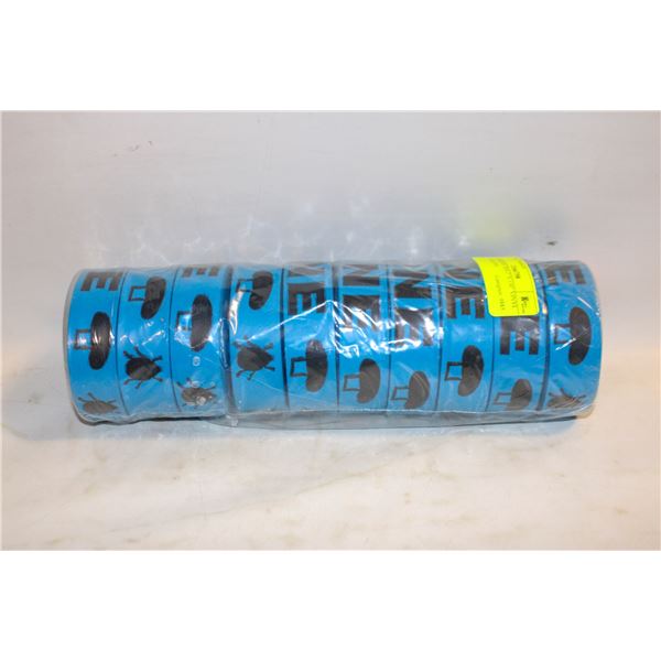 NEW SLEEVE TEN 1" X 150" VINYL GARDEN TIES