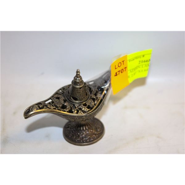 NEW ALADDIN LAMP INCENSE BURNER 2.83”X4.64”