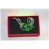 Image 1 : NEW LEAF CLOVER BROOCH, 2.24”X1.46”