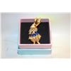 Image 1 : NEW GLAZED RHINESTONE RABBIT BROOCH