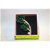 Image 1 : NEW DOUBLE CLOVER RHINESTONE BROOCH