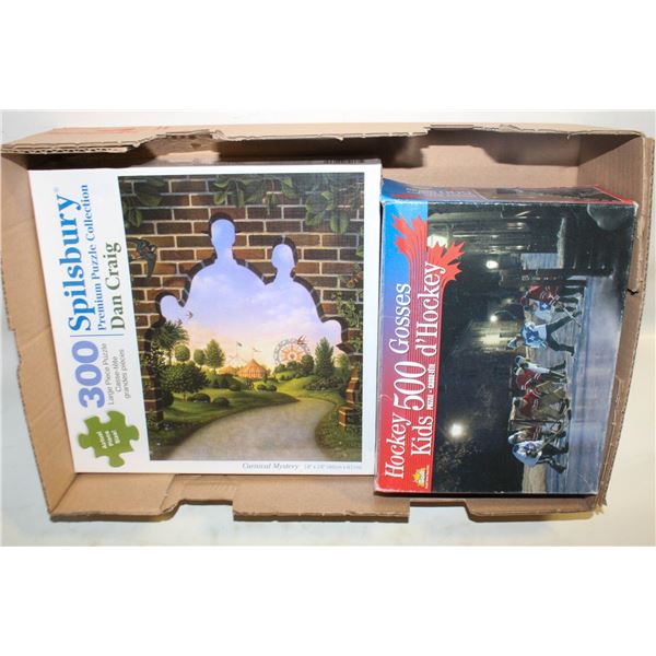 300PC PUZZLE SEALED, 500PC PUZZLE SEALED INSIDE