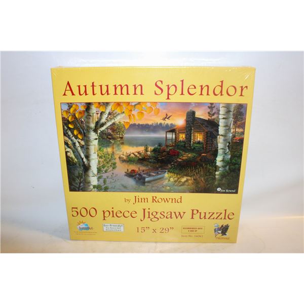 AUTUMN SPLENDER SEALED 500PC PUZZLE